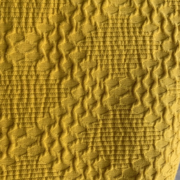 Banana Republic women’s skirt butter yellow lined pencil skirt size 4 office - Picture 5 of 9